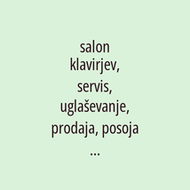 salon klavirjev, servis, uglaševanje, prodaja, posoja ... - Logotip