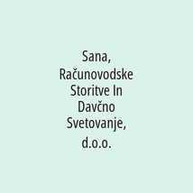 Sana, Računovodske Storitve In Davčno Svetovanje, d.o.o. - Logotip