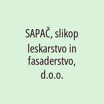 SAPAČ, slikopleskarstvo in fasaderstvo, d.o.o. - Logotip