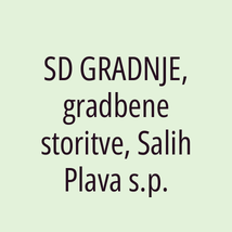 SD GRADNJE, gradbene storitve, Salih Plava s.p. - Logotip