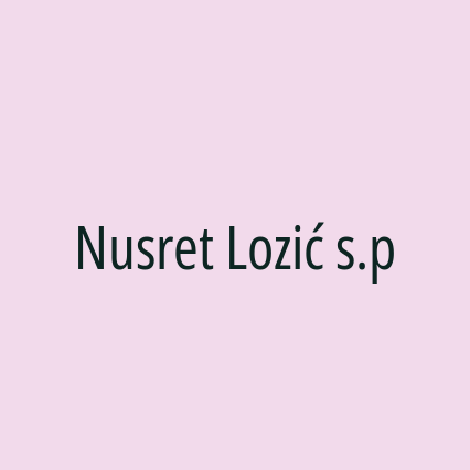 Nusret Lozić s.p