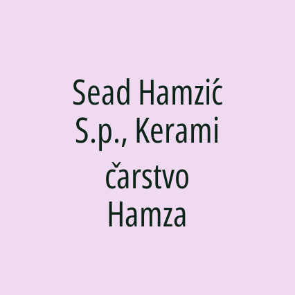 Sead Hamzić S.p., Keramičarstvo Hamza - Logotip