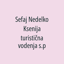 Sefaj Nedelko Ksenija turistična vodenja s.p - Logotip