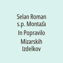 Selan Roman s.p. Montaža In Popravilo Mizarskih Izdelkov - Logotip