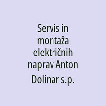 Servis in montaža električnih naprav Anton Dolinar s.p. - Logotip