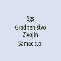 Sgs Gradbeništvo Živojin Samac s.p. - Logotip