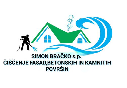 Simon Bračko čiščenje fasade,kamnitih in betonskih površin. Čiščenje stanovanj,hiš in poslovnih prostorov - Logotip