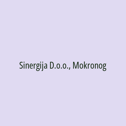 Sinergija D.o.o., Mokronog - Logotip