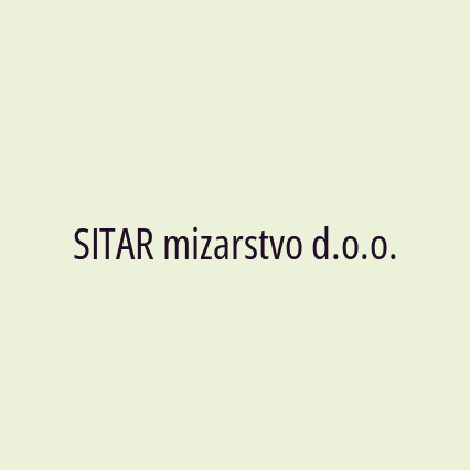 SITAR mizarstvo d.o.o. - Logotip