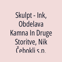 Skulpt - Ink, Obdelava Kamna In Druge Storitve, Nik Čebokli s.p. - Logotip