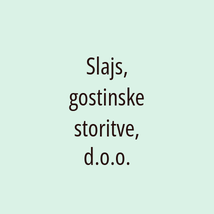Slajs, gostinske storitve, d.o.o. - Logotip