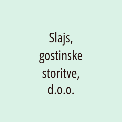 Slajs, gostinske storitve, d.o.o. - Logotip