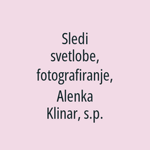 Sledi svetlobe, fotografiranje, Alenka Klinar, s.p. - Logotip