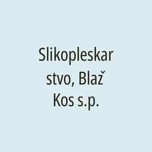 Slikopleskarstvo, Blaž Kos s.p. - Logotip