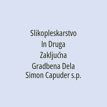 Slikopleskarstvo In Druga Zaključna Gradbena Dela Simon Capuder s.p. - Logotip