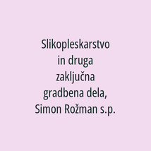 Slikopleskarstvo in druga zaključna gradbena dela, Simon Rožman s.p. - Logotip