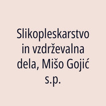Slikopleskarstvo in vzdrževalna dela, Mišo Gojić s.p. - Logotip
