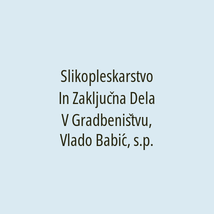 Slikopleskarstvo In Zaključna Dela V Gradbeništvu, Vlado Babić, s.p. - Logotip