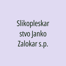 Slikopleskarstvo Janko Zalokar s.p. - Logotip