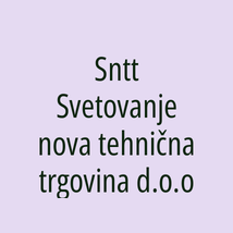Sntt Svetovanje nova tehnična trgovina d.o.o - Logotip