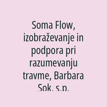 Soma Flow, izobraževanje in podpora pri razumevanju travme, Barbara Sok, s.p. - Logotip