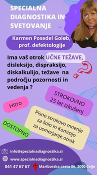 Specialno pedagoško svetovanje, Karmen Posedel Golob s.p. - Logotip