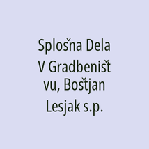 Splošna Dela V Gradbeništvu, Boštjan Lesjak s.p. - Logotip