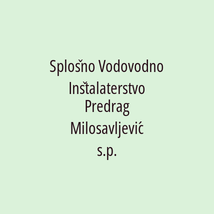 Splošno Vodovodno Inštalaterstvo Predrag Milosavljević s.p. - Logotip