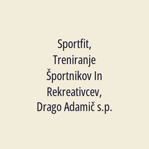 Sportfit, Treniranje Športnikov In Rekreativcev, Drago Adamič s.p. - Logotip