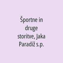 Športne in druge storitve, Jaka Paradiž s.p. - Logotip