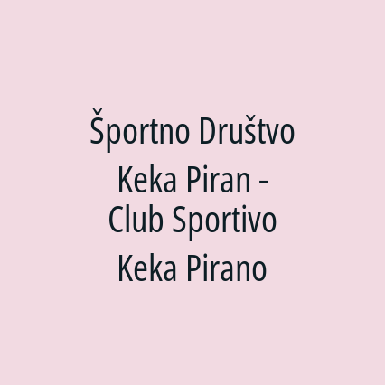 Športno Društvo Keka Piran - Club Sportivo Keka Pirano - Logotip