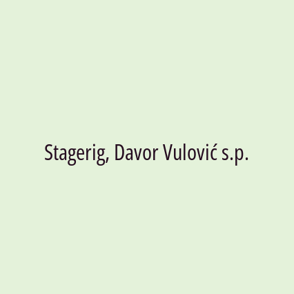 Stagerig, Davor Vulović s.p. - Logotip