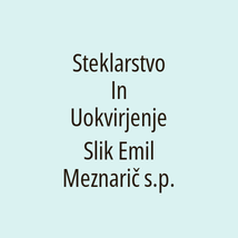 Steklarstvo In Uokvirjenje Slik Emil Meznarič s.p. - Logotip