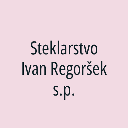 Steklarstvo Ivan Regoršek s.p. - Logotip