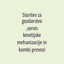 Storitev za gozdarstvo ,servis kmetijske mehanizacije in kombi prevozi - Logotip