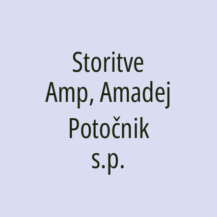 Storitve Amp, Amadej Potočnik s.p. - Logotip