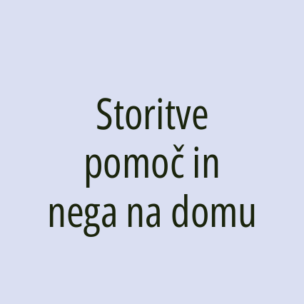 Storitve pomoč in nega na domu - Logotip