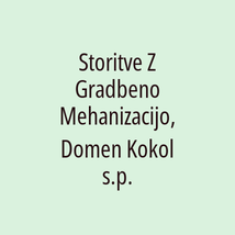 Storitve Z Gradbeno Mehanizacijo, Domen Kokol s.p. - Logotip