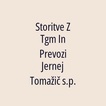 Storitve Z Tgm In Prevozi Jernej Tomažič s.p. - Logotip