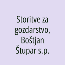 Storitve za gozdarstvo, Boštjan Štupar s.p. - Logotip