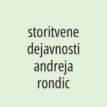 storitvene dejavnosti andreja rondic - Logotip