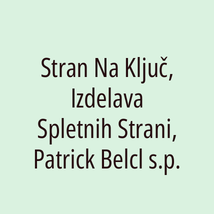 Stran Na Ključ, Izdelava Spletnih Strani, Patrick Belcl s.p. - Logotip
