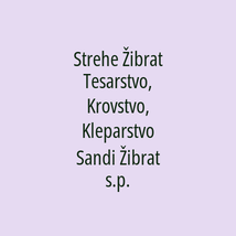 Strehe Žibrat Tesarstvo, Krovstvo, Kleparstvo Sandi Žibrat s.p. - Logotip