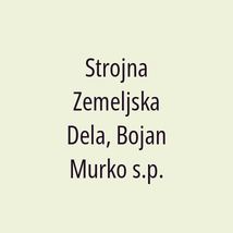 Strojna Zemeljska Dela, Bojan Murko s.p. - Logotip