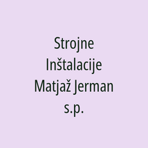 Strojne Inštalacije Matjaž Jerman s.p. - Logotip