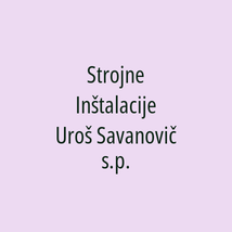 Strojne Inštalacije Uroš Savanovič s.p. - Logotip