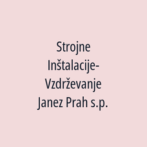 Strojne Inštalacije-Vzdrževanje Janez Prah s.p. - Logotip