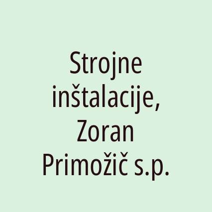 Strojne inštalacije, Zoran Primožič s.p. - Logotip