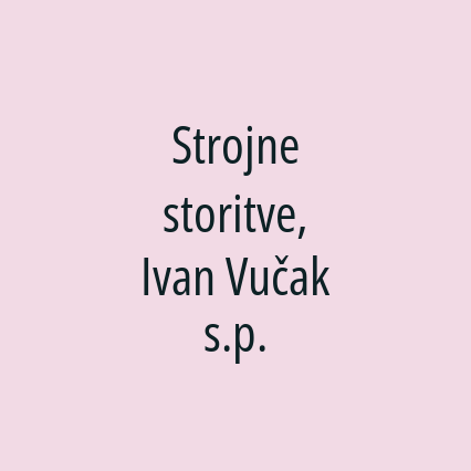 Strojne storitve, Ivan Vučak s.p. - Logotip