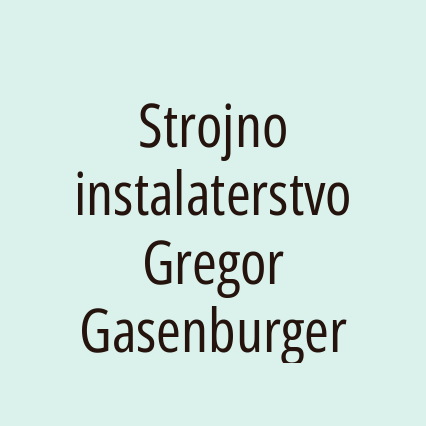 Strojno instalaterstvo Gregor Gasenburger - Logotip